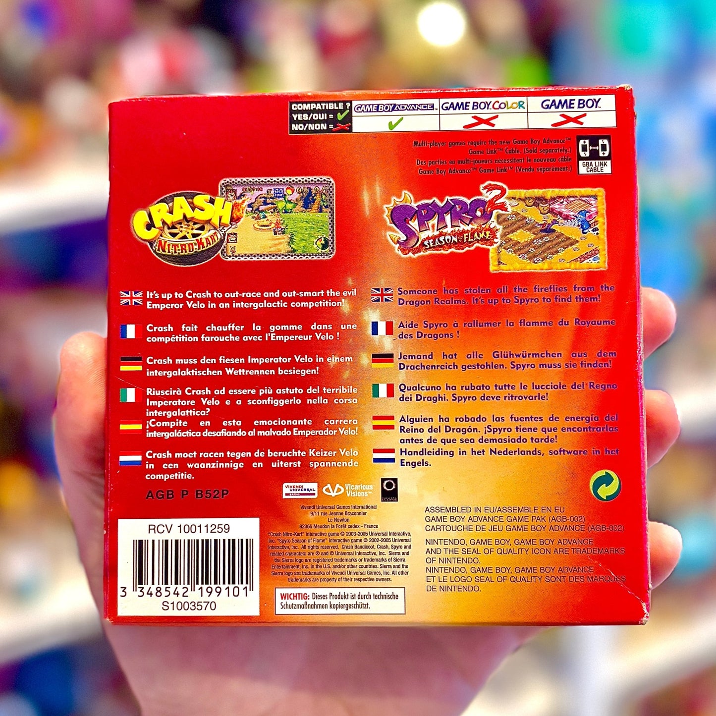 Crash & Spyro Super Pack: Volume 2 (CIB, Gameboy Advance) - PopCultGang