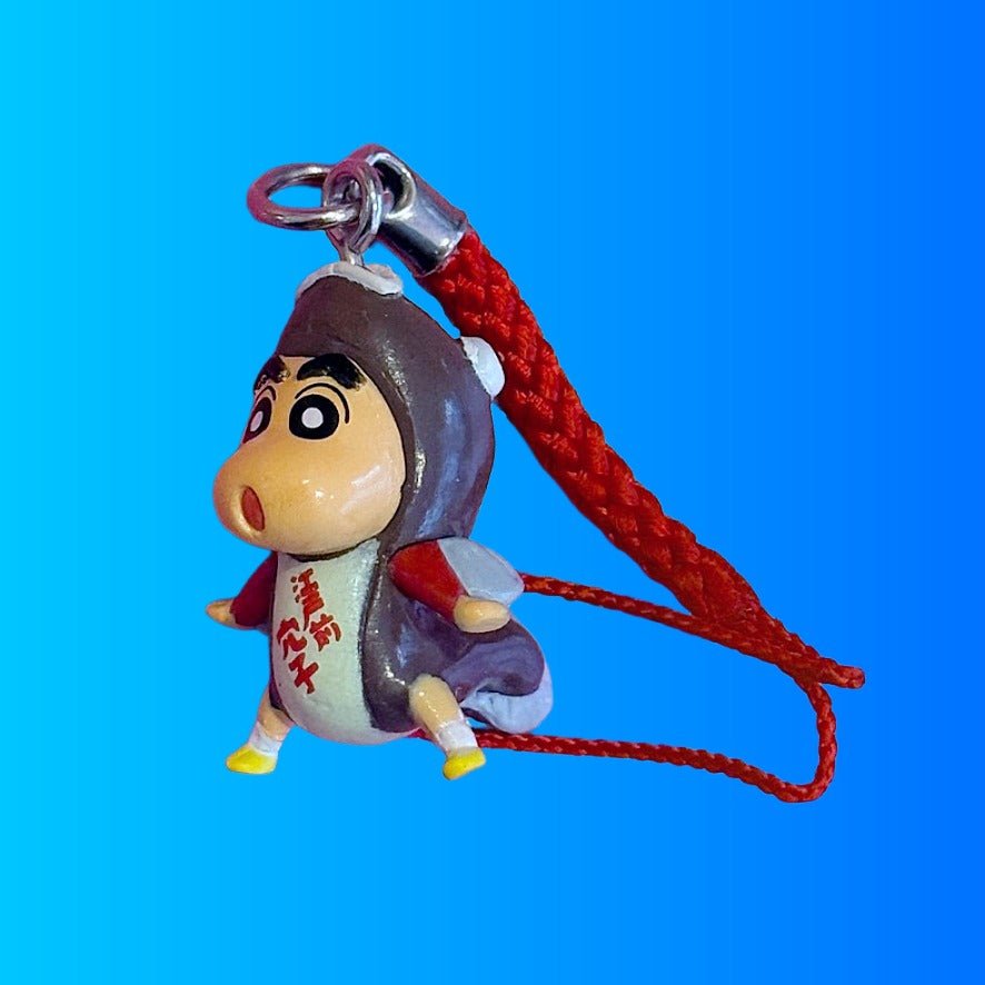 Crayon Shin - Chan Phone Strap Dangler Charm: Dressed as Brown Fish - PopCultGang