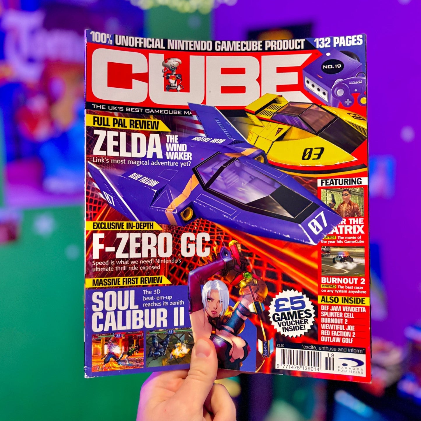 CUBE: The 100% Unofficial Nintendo Gamecube Magazine - No. 19 - F - Zero (2000s) - PopCultGang