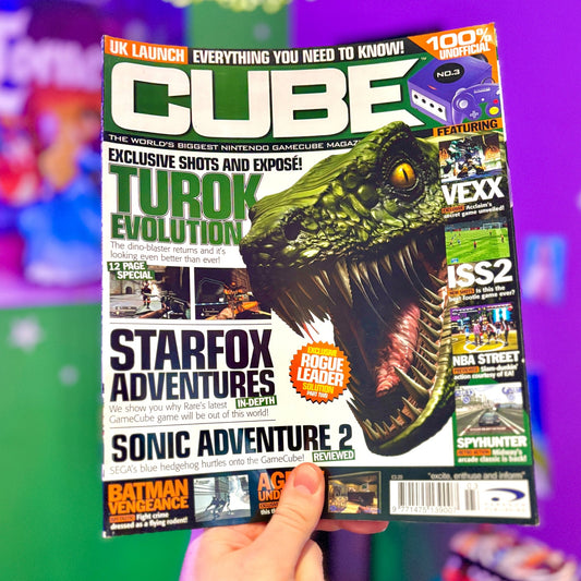 CUBE: The 100% Unofficial Nintendo Gamecube Magazine - No. 3 - Turok (2000s) - PopCultGang
