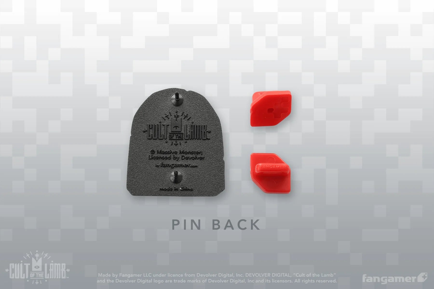 Cult of The Lamb - Commandment Stone Pin - PopCultGang