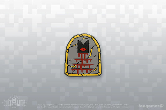 Cult of The Lamb - Commandment Stone Pin - PopCultGang
