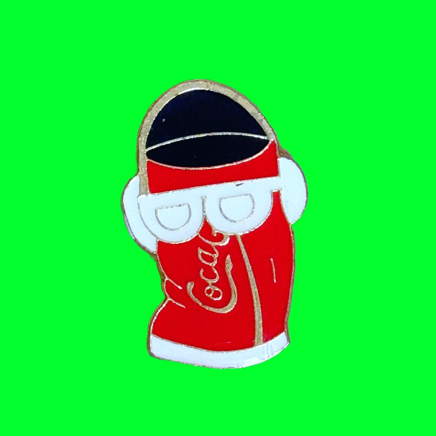 Dancing Coca Cola Can Enamel Pin (80s) - PopCultGang
