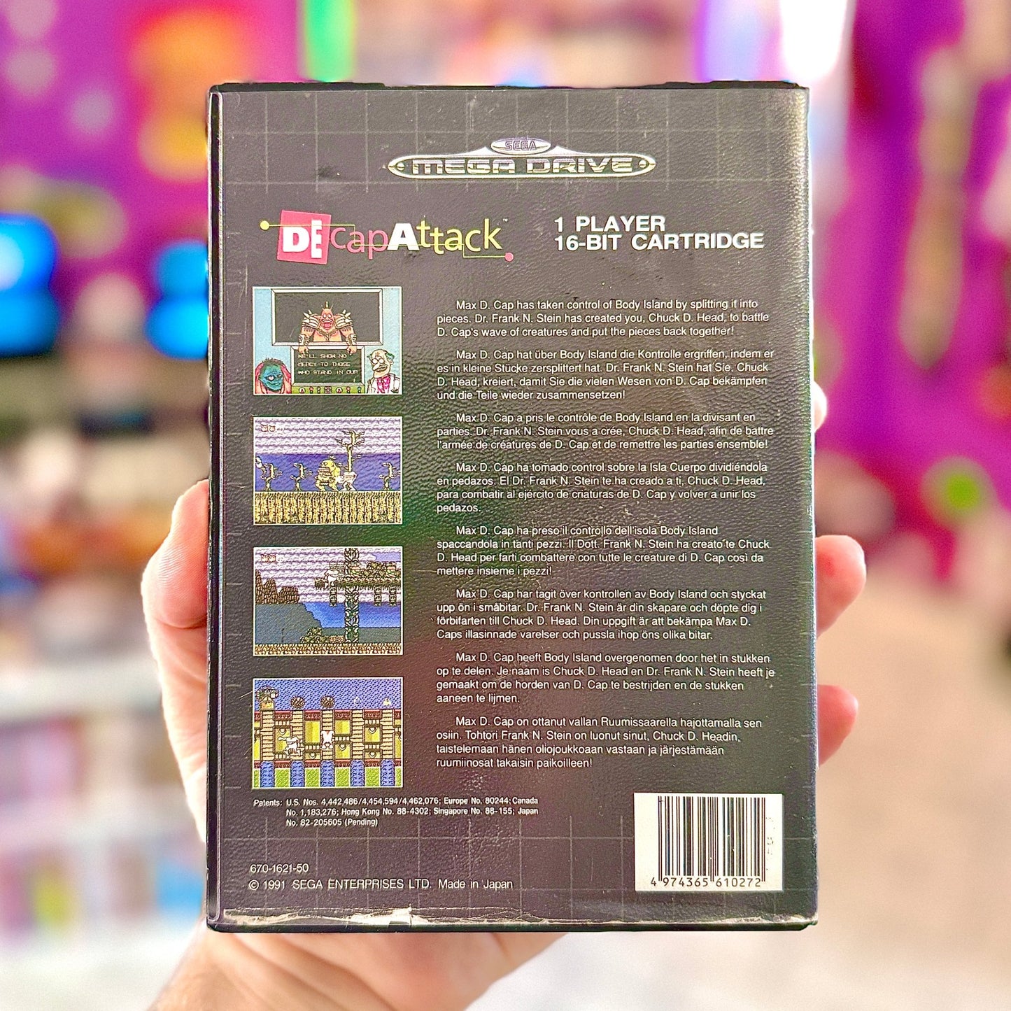 Decap Attack (Sega Mega Drive) - PopCultGang