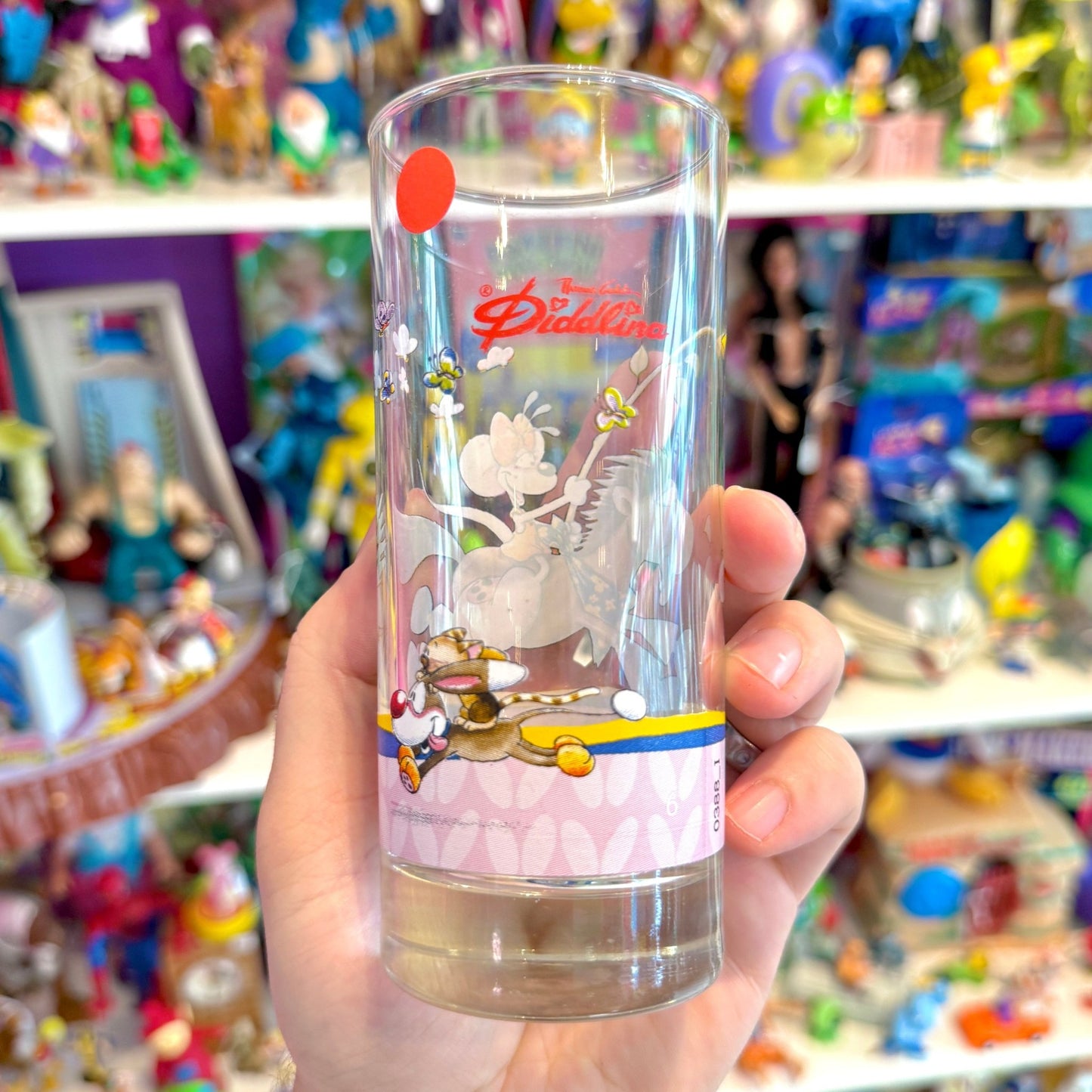 Diddl: Diddlina Drinking Glass (2000s) - PopCultGang