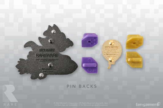 Diddy Kong Racing - Wizpig RareRacers Rocket Enamel Pin - PopCultGang