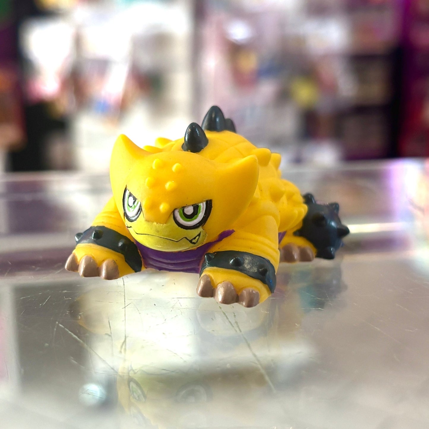 Digimon: Ankylomon Finger Puppet - Soft Vinyl Figure (Bandai, 1999) - PopCultGang