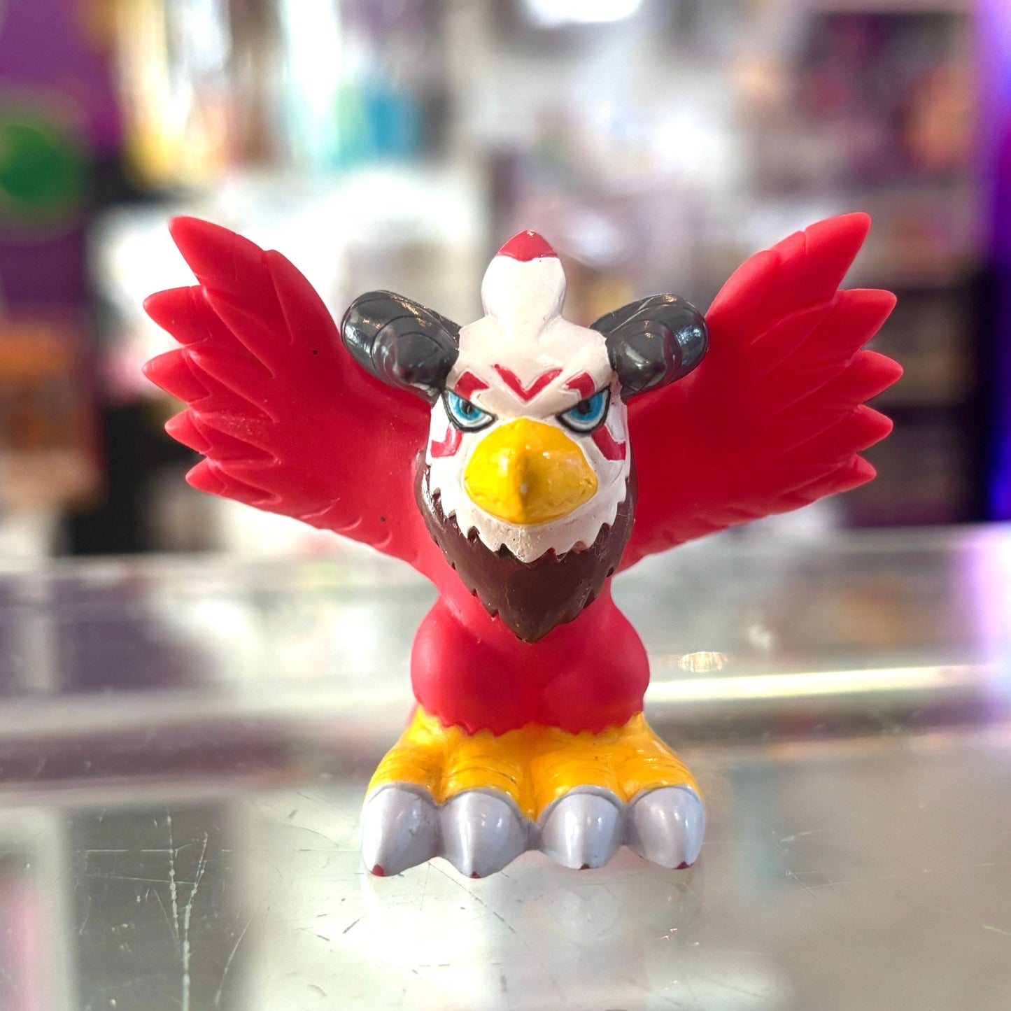 Digimon: Aquilamon Finger Puppet - Soft Vinyl Figure (Bandai, 1999) - PopCultGang