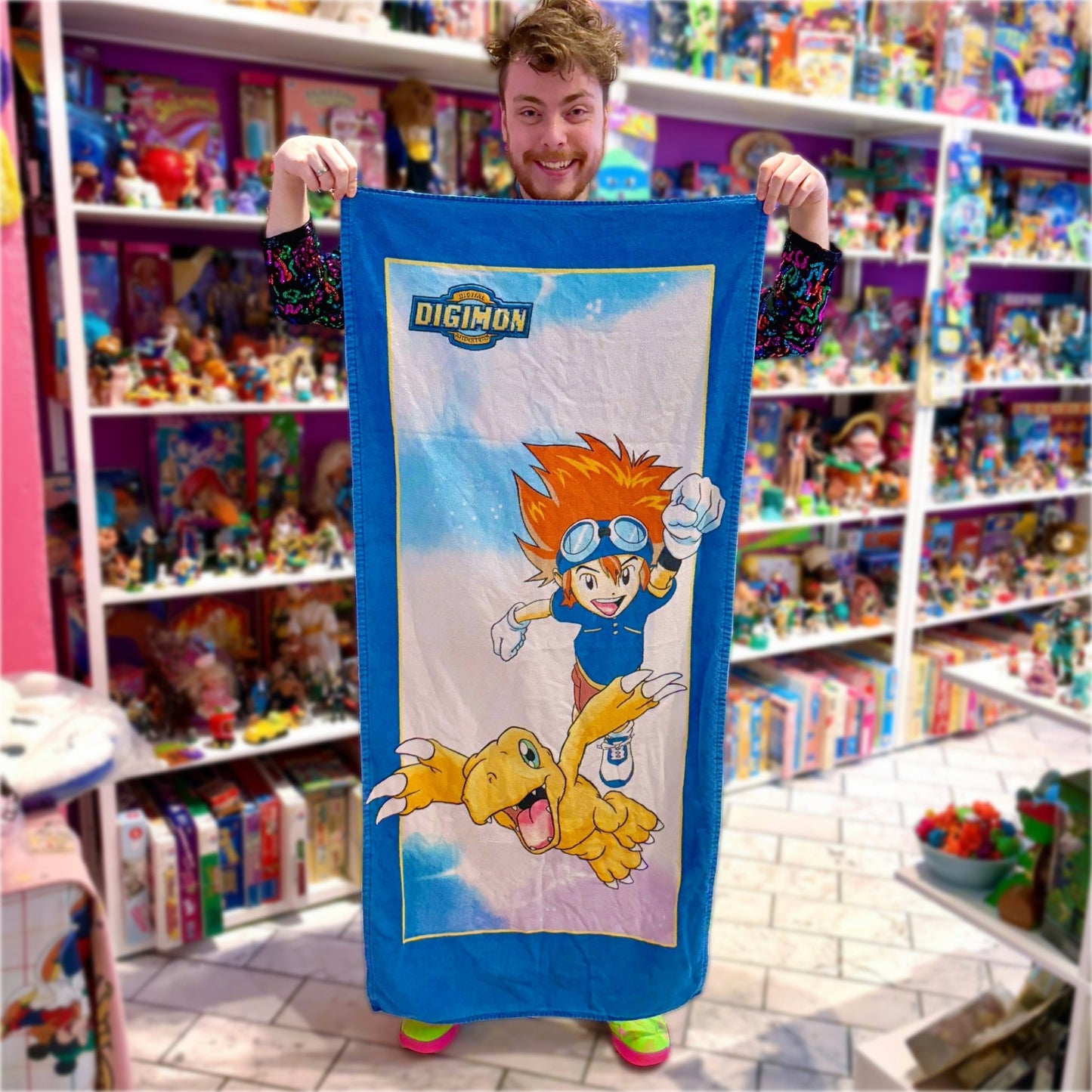 Digimon Beach Towel (2000s) - PopCultGang