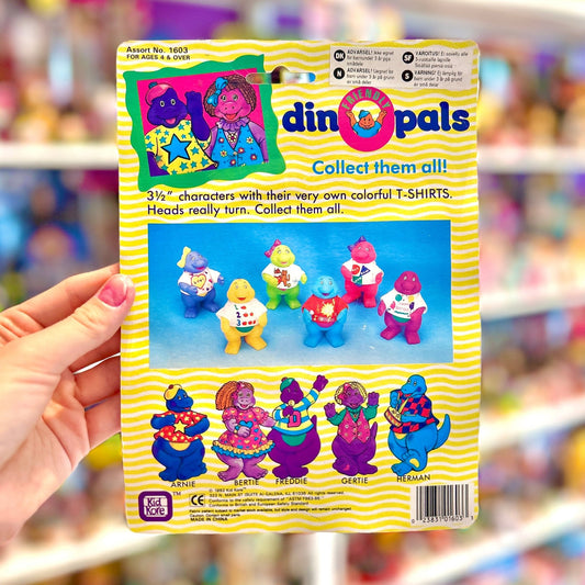 Dino Pals: Collectible Figures - Pink Dinosaur (MOC, Kid Kore, 90s) - PopCultGang