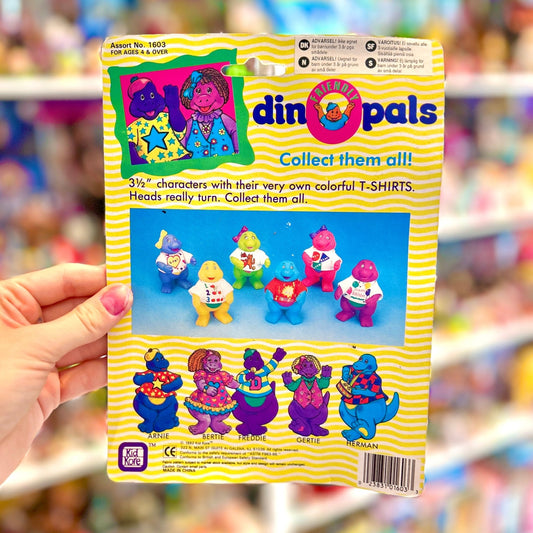 Dino Pals: Collectible Figures - Purple Dinosaur (MOC, Kid Kore, 90s) - PopCultGang