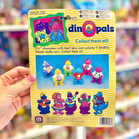 Dino Pals: Collectible Figures - Yellow Dinosaur (MOC, Kid Kore, 90s) - PopCultGang