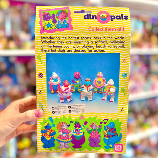 Dino Pals: Sport - Dinosaur Playing Volleyball Figure Doll (NIB, Kid Kore, 90s) - PopCultGang