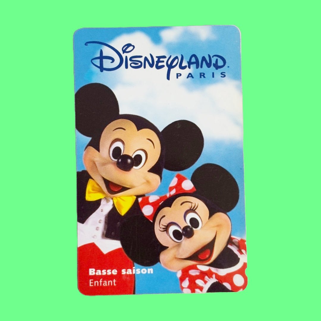 Disney Land Paris Entrace Ticket (1998) - PopCultGang