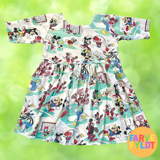 Disney Mickey & Friends American Football - Colorful Upcycled Dress (FARVEFYLDT x POPCULTGANG) - PopCultGang