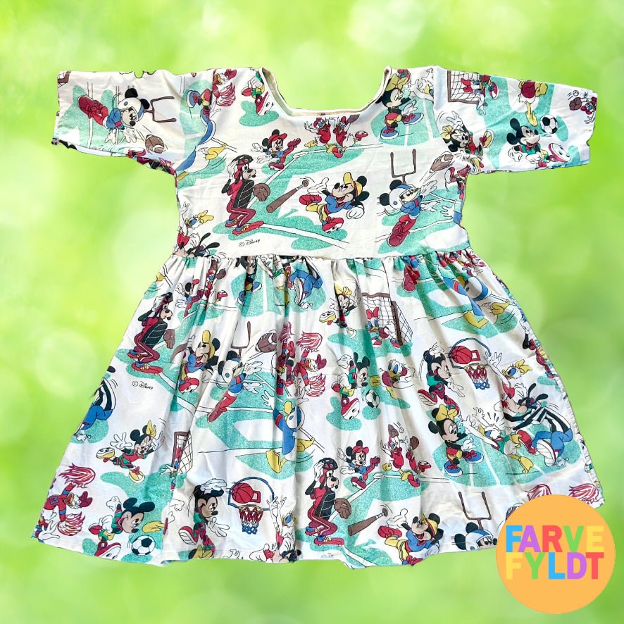 Disney Mickey & Friends American Football - Colorful Upcycled Dress (FARVEFYLDT x POPCULTGANG) - PopCultGang