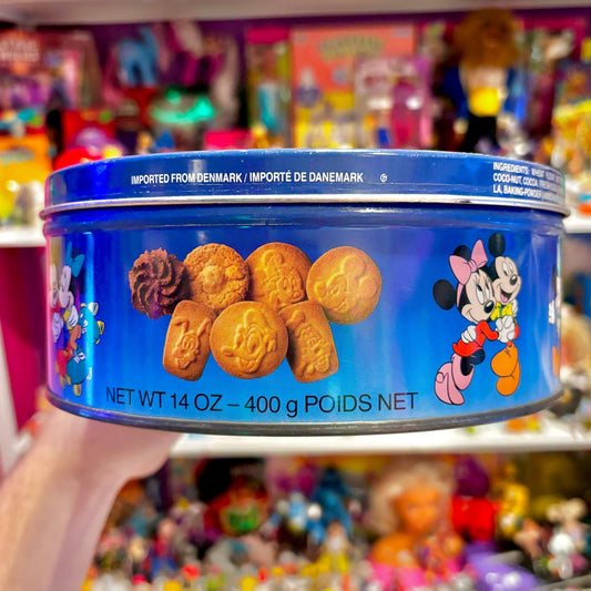 Disney: Mickey & Friends “Product of Denmark” Vintage Tin Can (90s) - PopCultGang
