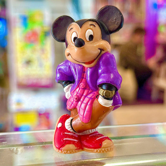 Disney New Generation: Mickey Mouse 80s Cool PVC Figure (Bully, 1987) - PopCultGang