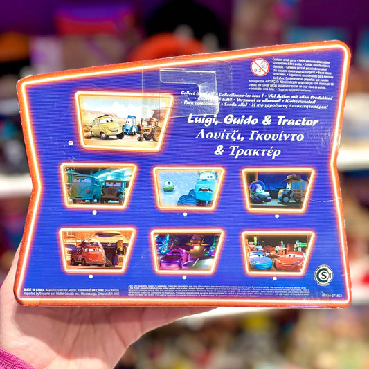 Disney Pixar's Cars: Luigi, Guido & Tractor Figure Set (NIB, 2000s) - PopCultGang