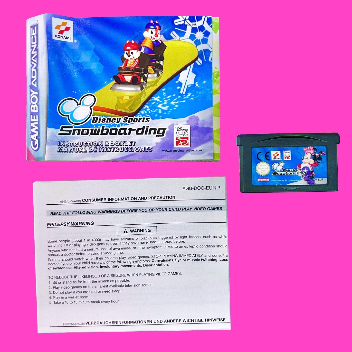 Disney Sports: Snowboarding (CIB, Gameboy Advance) - PopCultGang