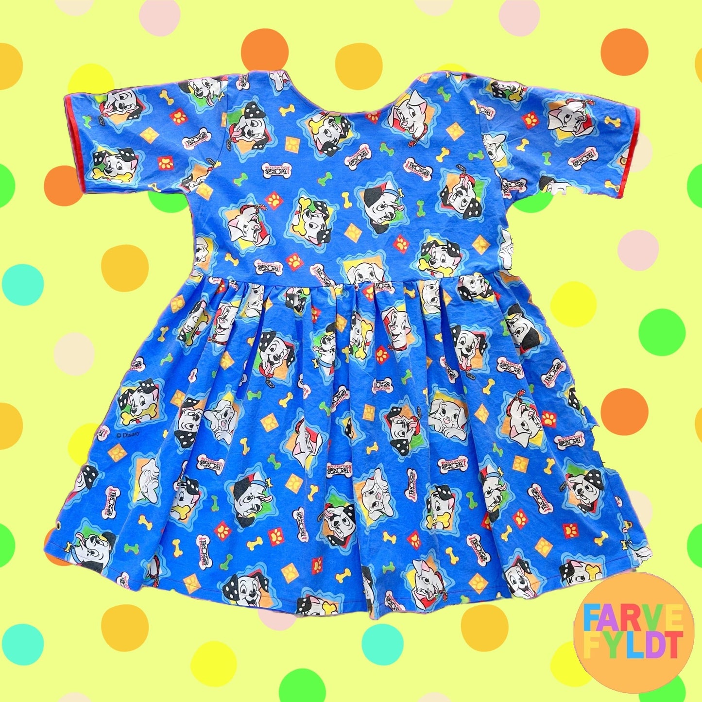 Disney's 102 Dalmatians - Upcycled Blue Dress (FARVEFYLDT x POPCULTGANG) - PopCultGang