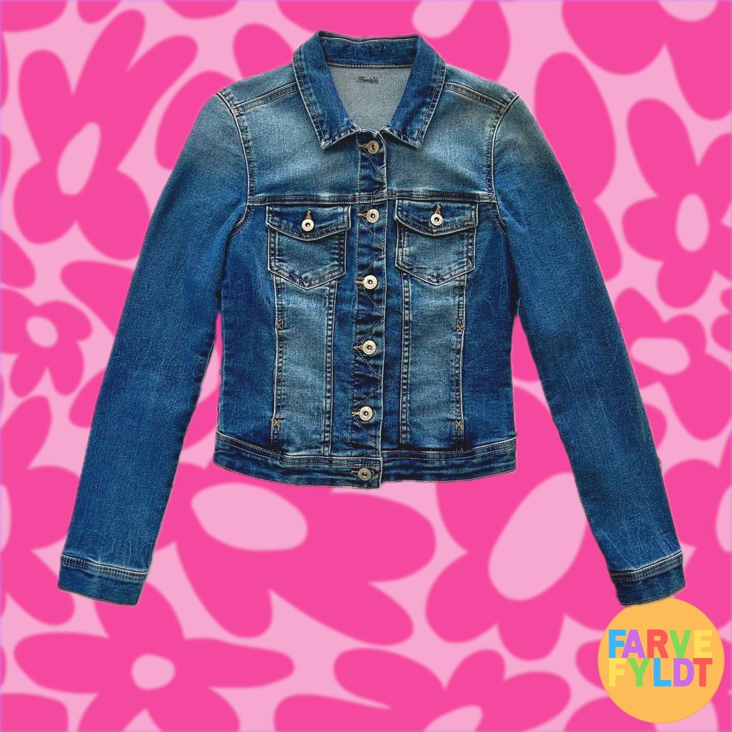 Disney's Hannah Montana - Upcycled Denim Jacket (FARVEFYLDT x POPCULTGANG) - PopCultGang