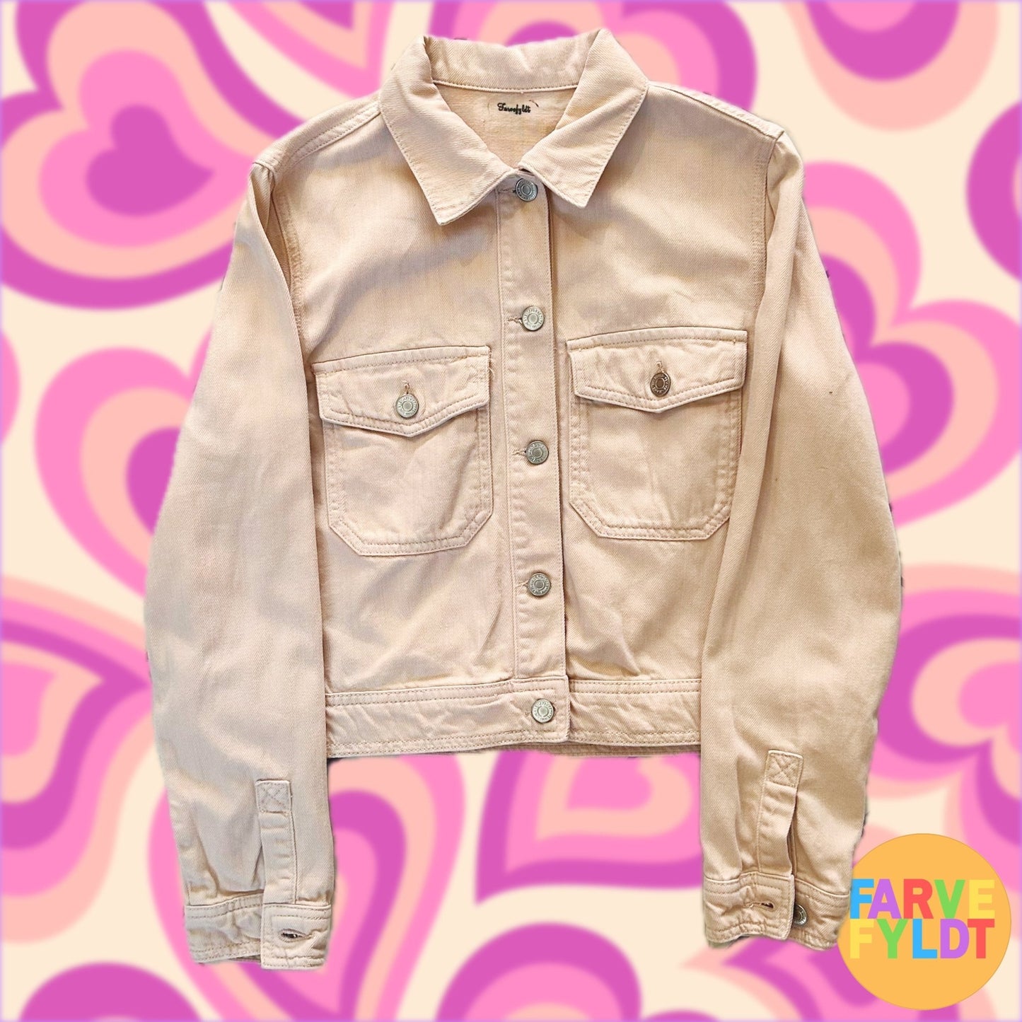 Disney's Mickey & Minnie Mouse In Love - Upcycled Denim Jacket (FARVEFYLDT x POPCULTGANG) - PopCultGang