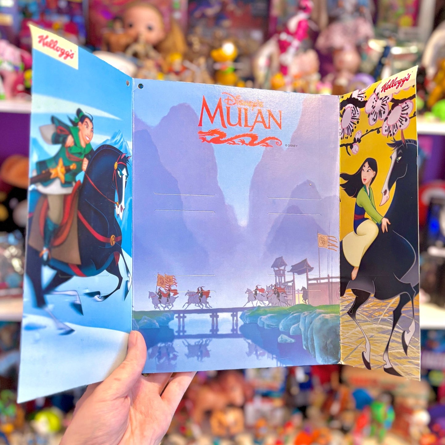 Disney's Mulan: Kellogg's Collection Folder (90s) - PopCultGang