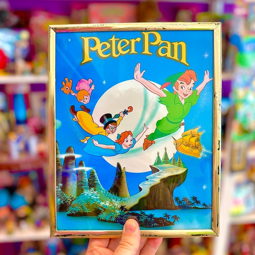 Disney's "Peter Pan" Framed Mini Poster (90s) - PopCultGang