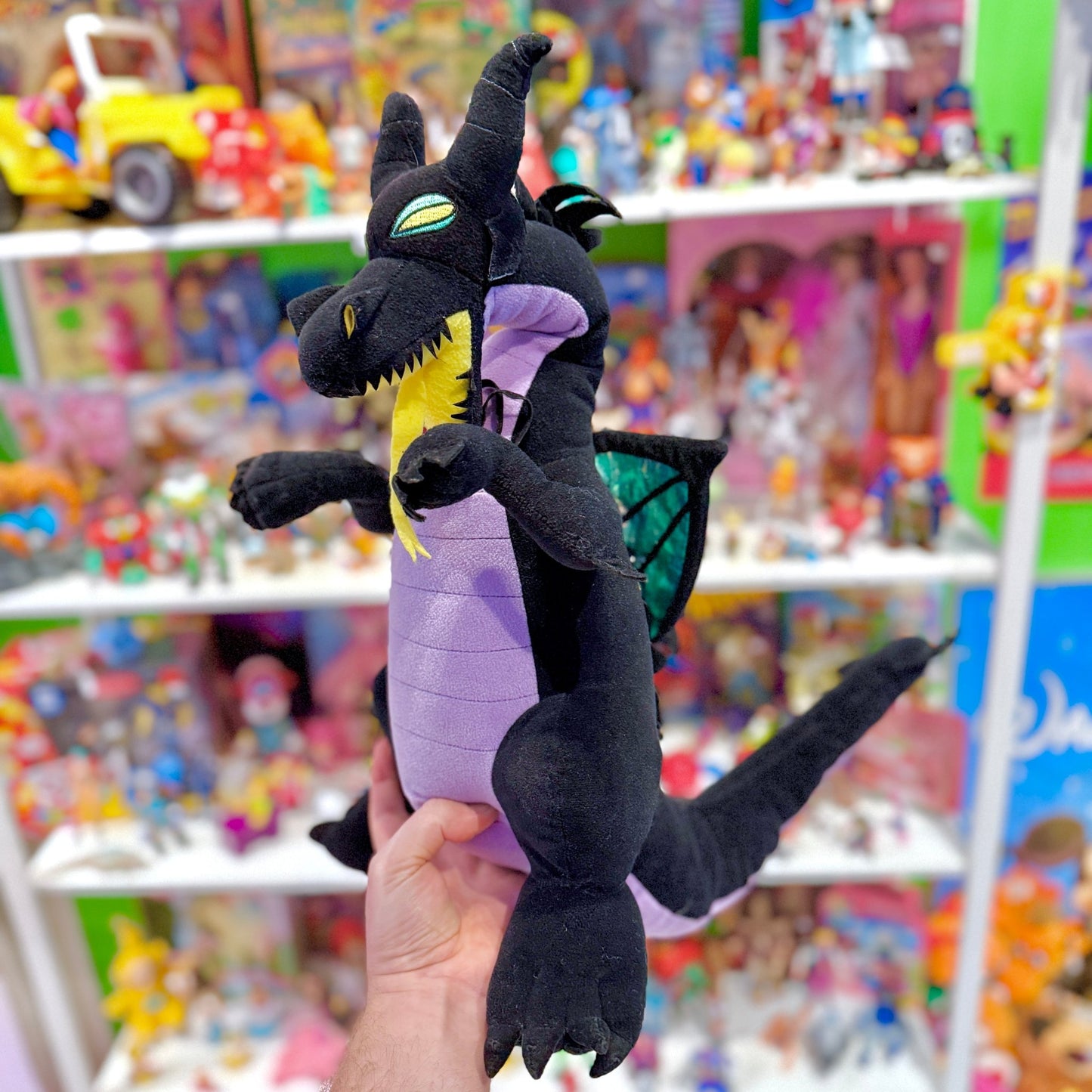 Disney's Sleeping Beauty: Maleficent Dragon Plush 45 cm (Disney Parks, 2000s) - PopCultGang