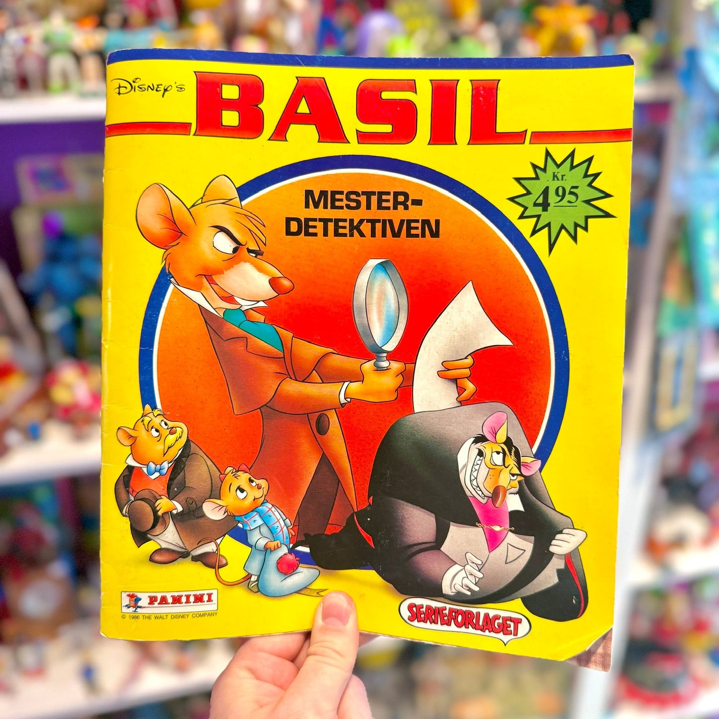 Disney's The Great Mouse Detective: Basil Mouse / Basil Mesterdetektiven (80s) - PopCultGang