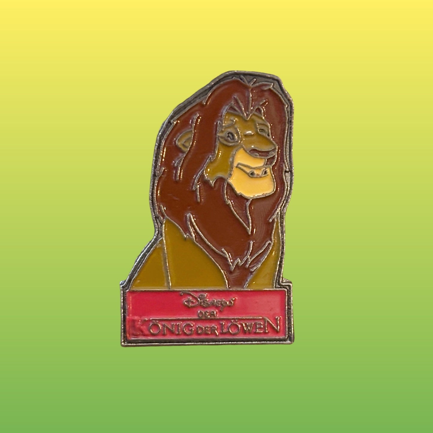 Disney's The Lion King: Simba German Promotional Enamel Pin (90s) - PopCultGang