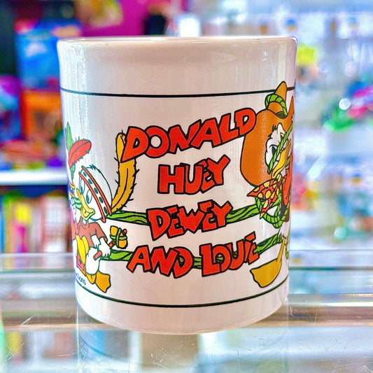 Donald Duck As Cowboy With Huey, Dewey & Luie (80s) - PopCultGang