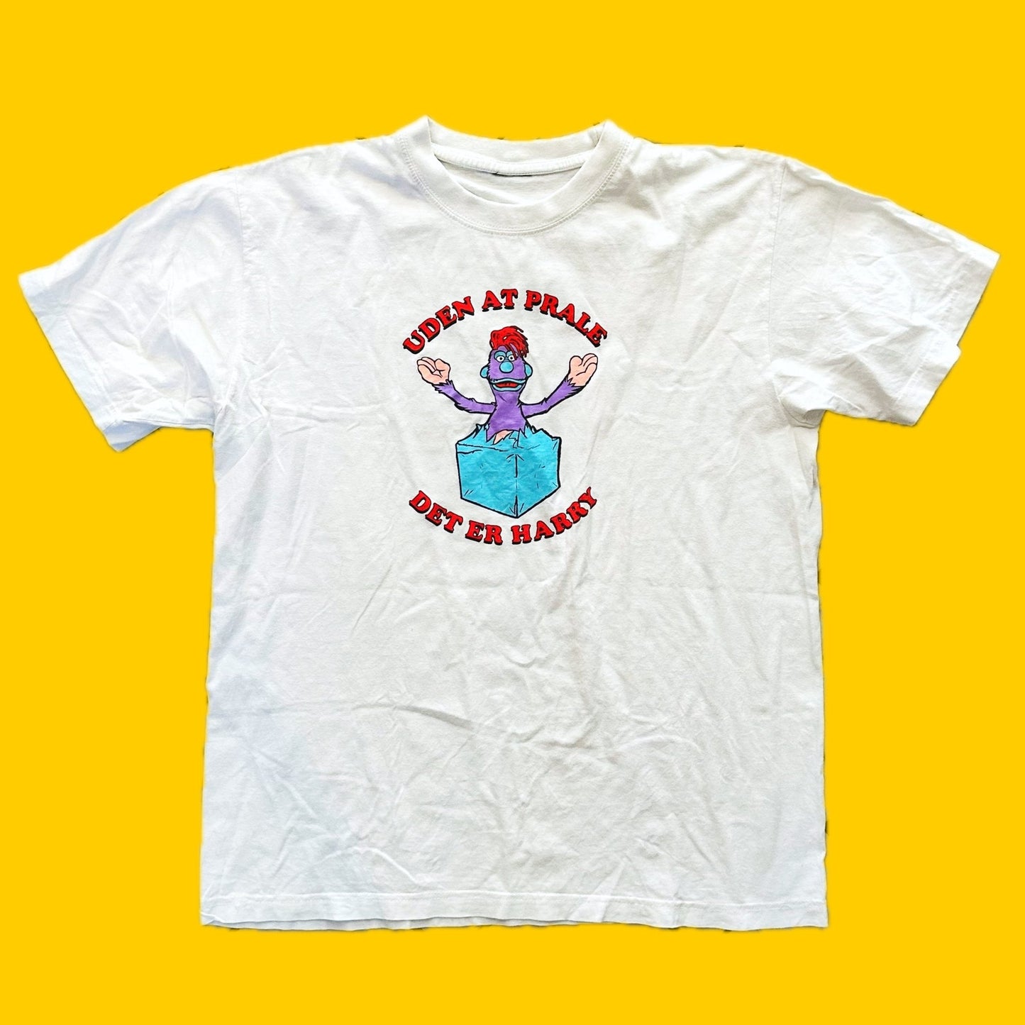 DSB Harry T-shirt "Uden At Prale, Det Er Harry" (danish, 2000s) - PopCultGang