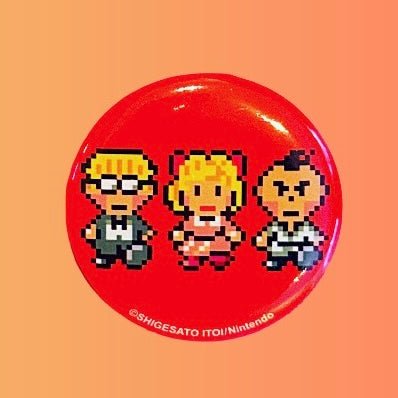 Earthbound / Mother 3 Pinback Badges (Nintendo, 2020s) - PopCultGang