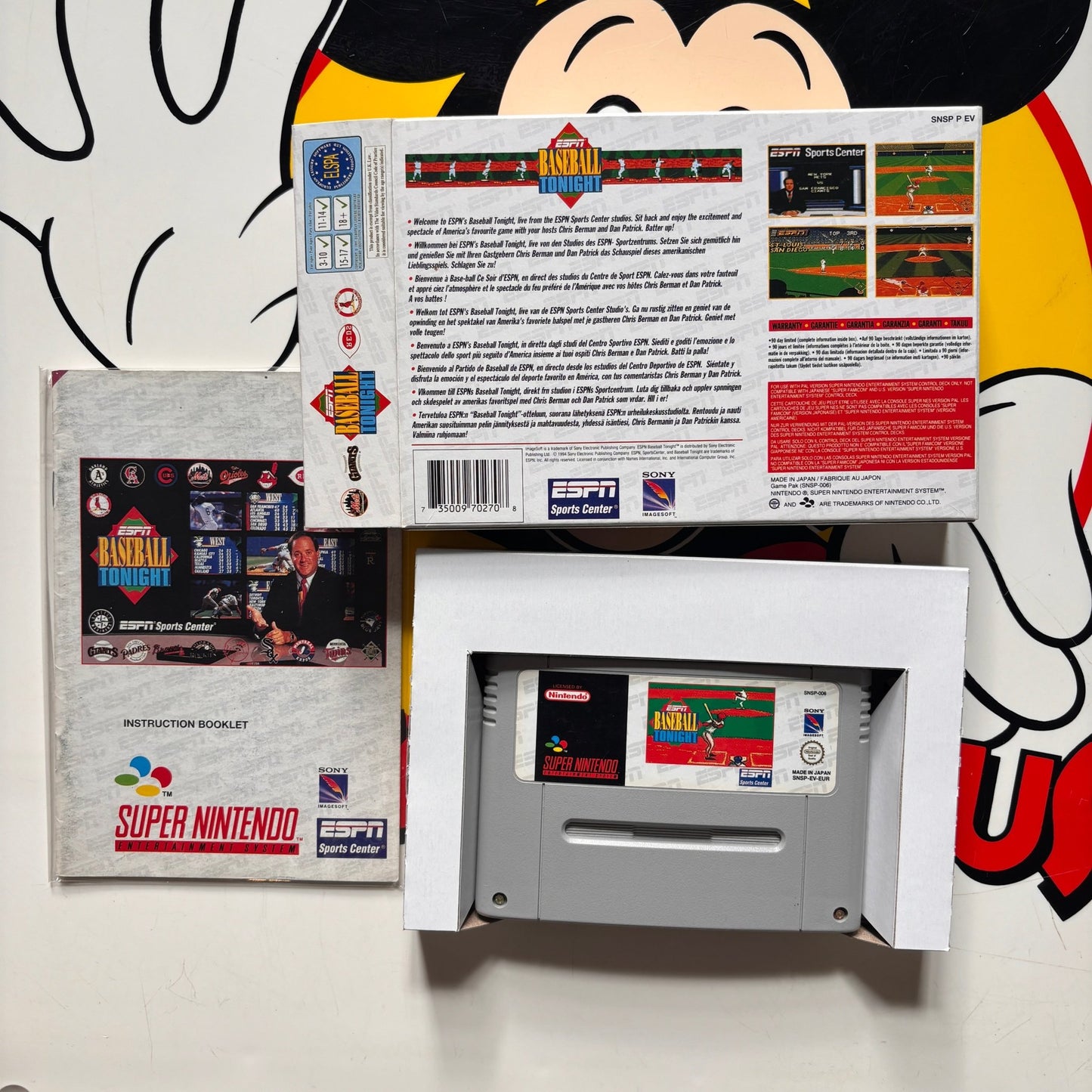 ESPN Baseball Tonight (SNES, CIB) - PopCultGang