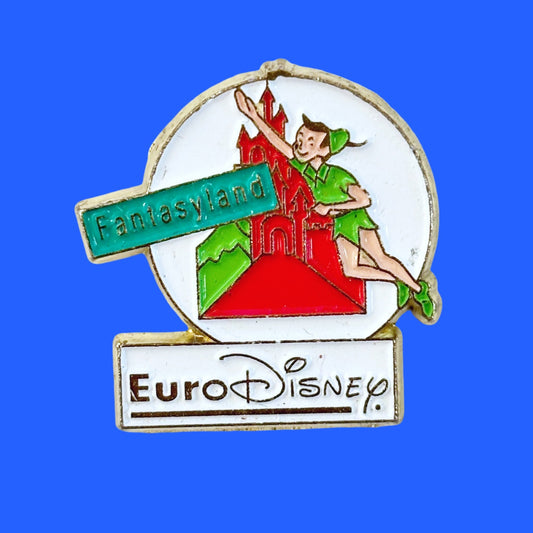 Euro Disney Park: Grand Opening Themed Lands Pin Buttons (1992) - PopCultGang