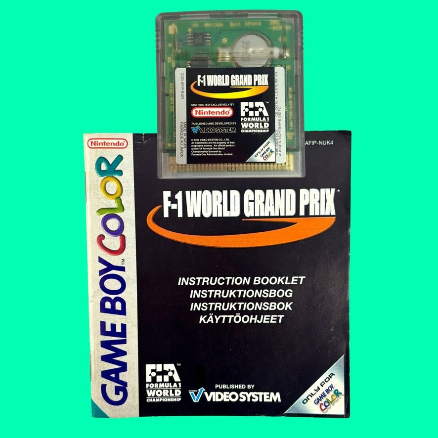 F - 1 World Grand Prix (Gameboy Color) - PopCultGang