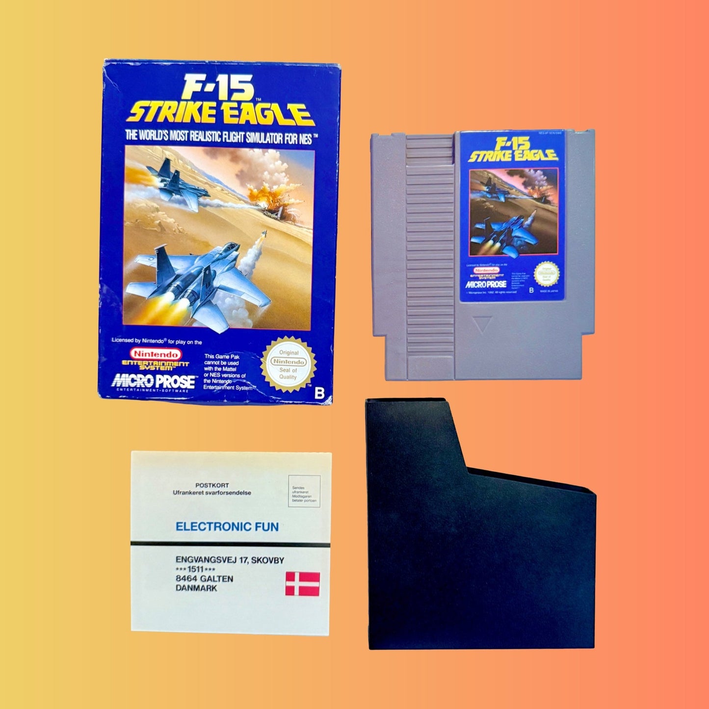 F - 15 Strike Eagle (boxed, NES) - PopCultGang