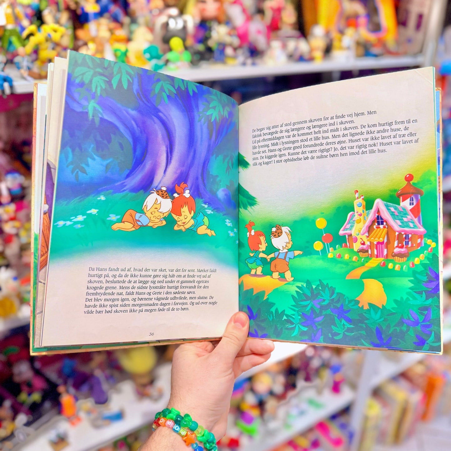 Familien Flintstones: Godnat Historier (danish bok, 90s) - PopCultGang