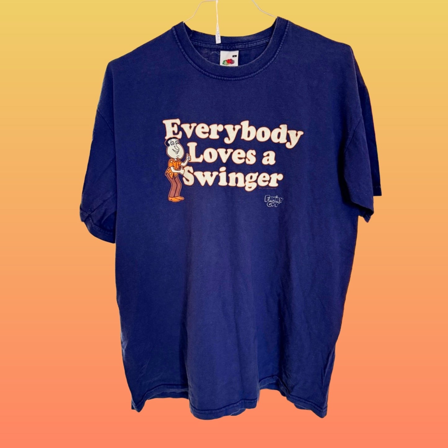 Family Guy: Quagmire "Everybody Loves A Swinger" T-Shirt (2000s) - PopCultGang