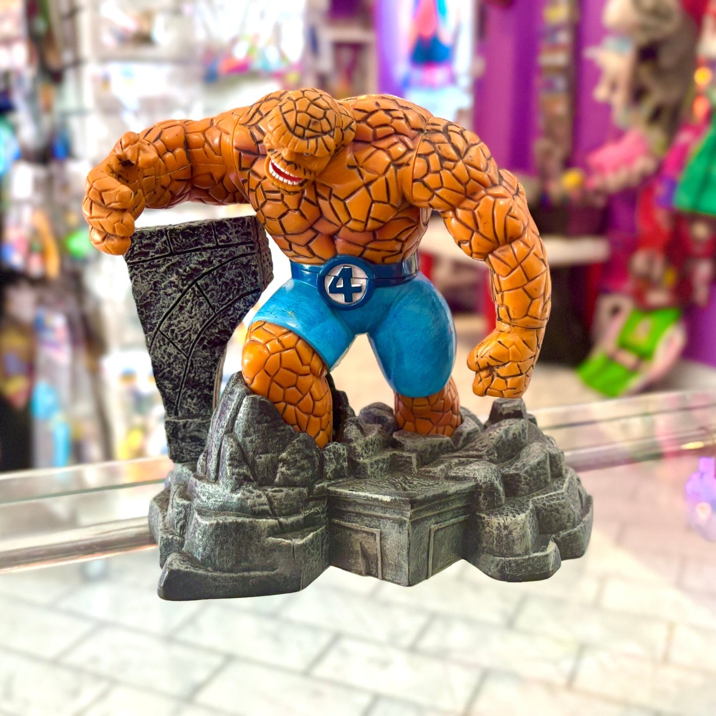 Fantastic Four: The Thing Battle Dice Launcher Figure (Playmates, 2006) - PopCultGang