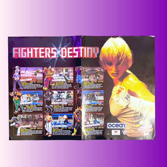 Fighters Destiny Double Sided Poster (Nintendo Official Magazine UK, 90s) - PopCultGang