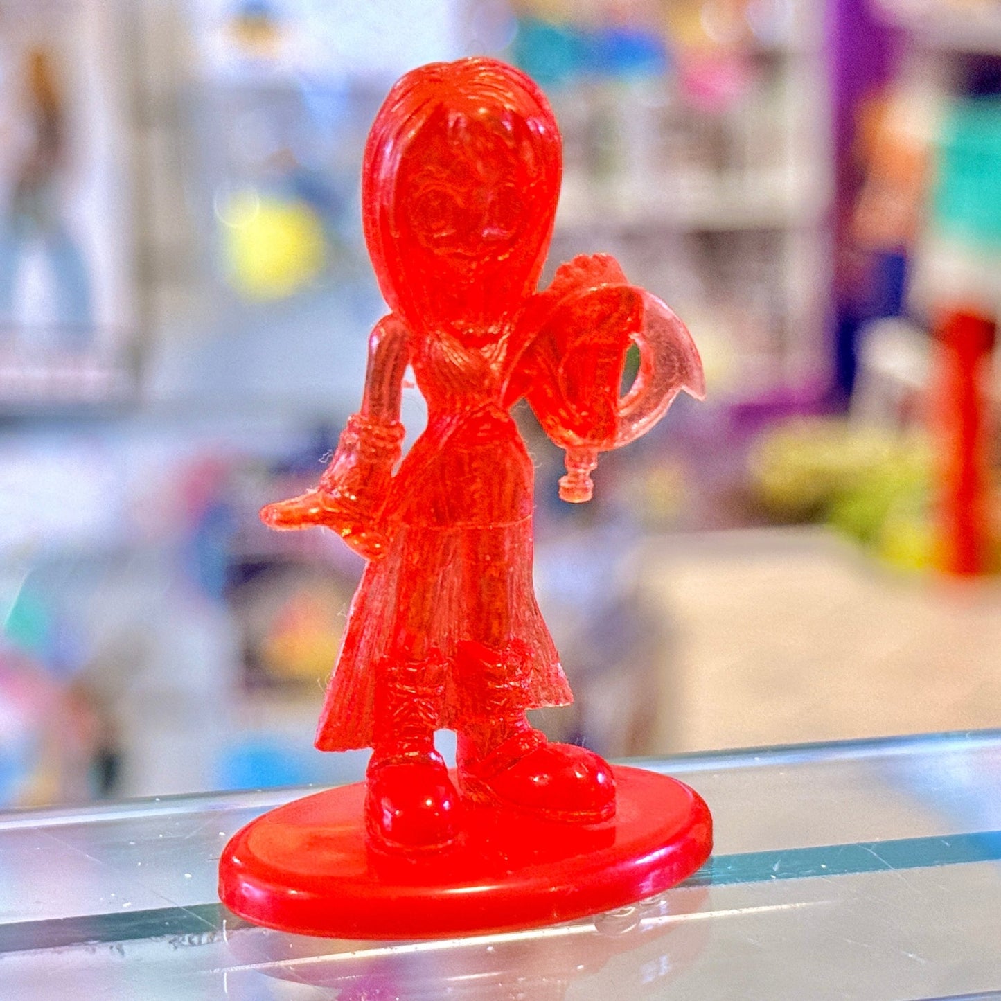 Final Fantasy x Coca Cola: Rinoa - Crystal Red Mini Figure (Japan Exclusive, 2000s) - PopCultGang