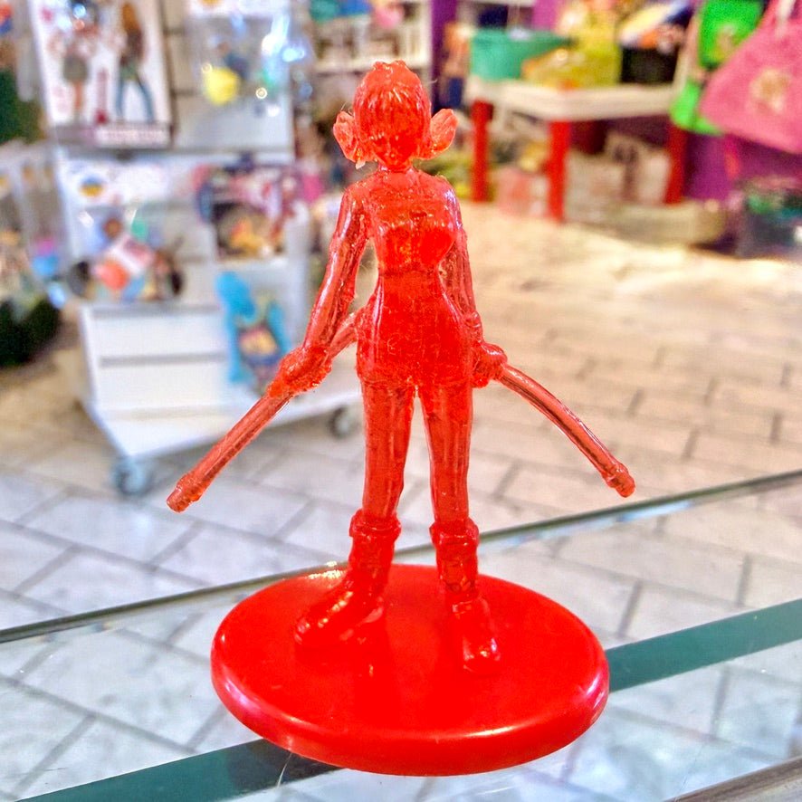 Final Fantasy x Coca Cola: Selphie Tilmitt - Crystal Red Mini Figure (Japan Exclusive, 2000s) - PopCultGang