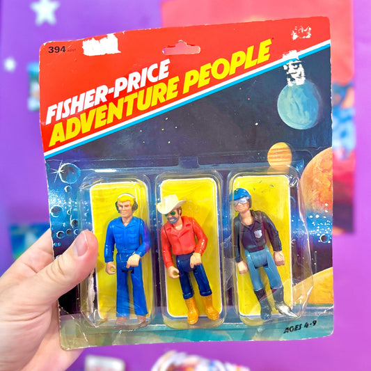 Fischer Price Adventure People: 3 Pak No. 394 (1981) - PopCultGang