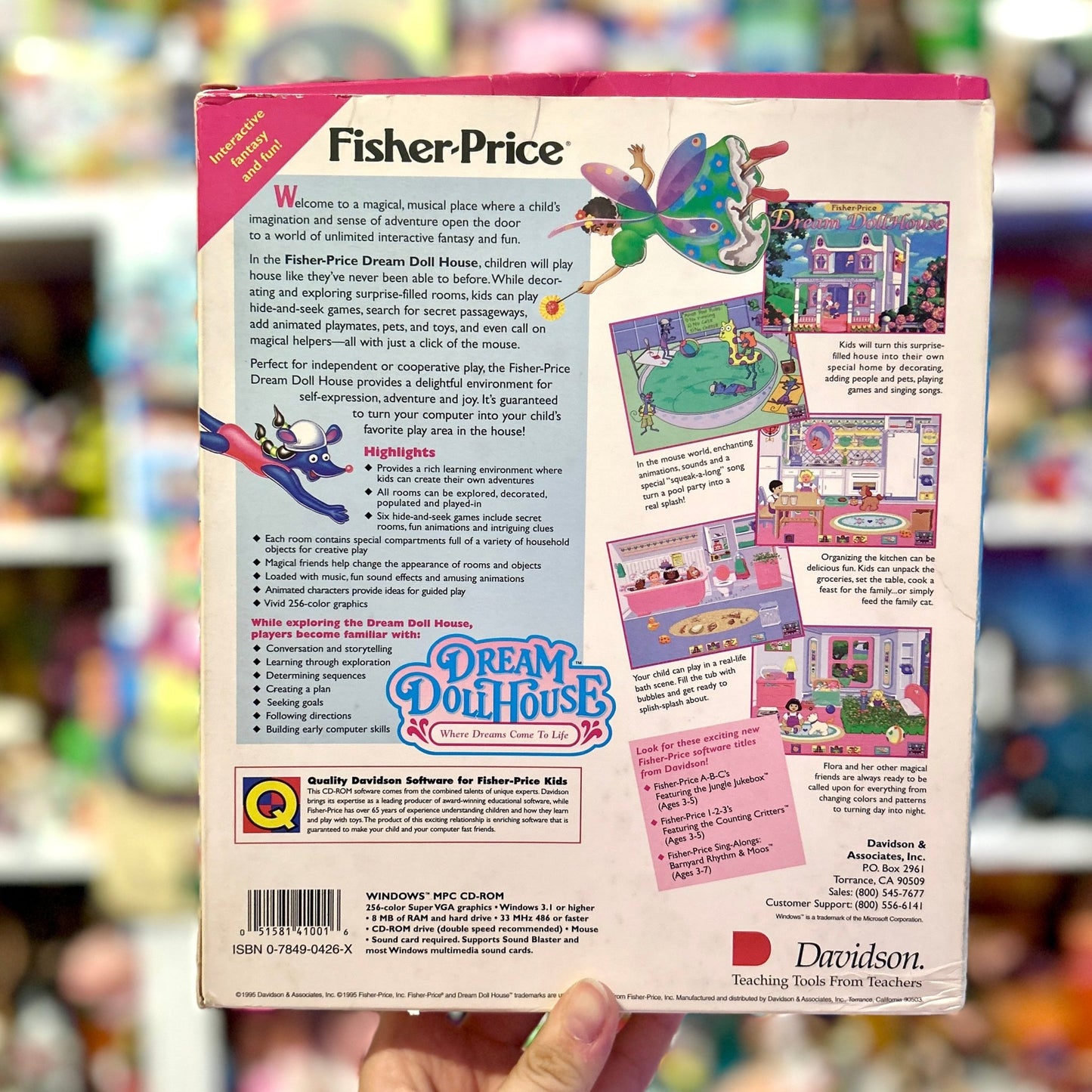 Fisher - Price: Dream Dollhouse CD - ROM (Windows 95) - PopCultGang