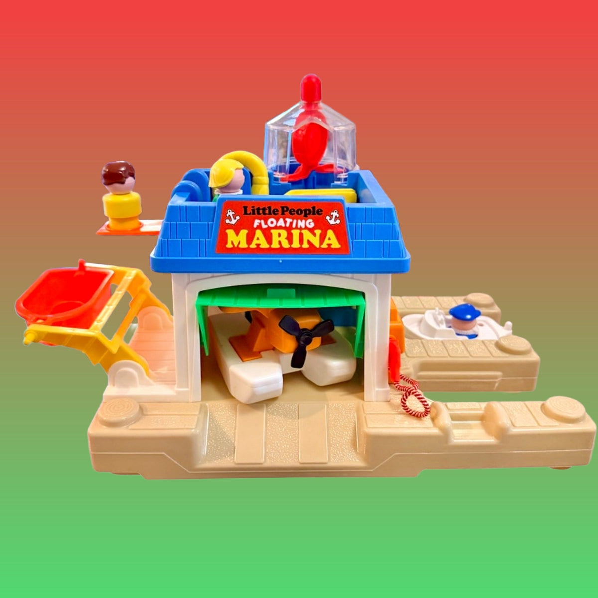 Fisher-Price: Little People - Floating Marina Playset - Toddler Toy #2582 (80s) - PopCultGang