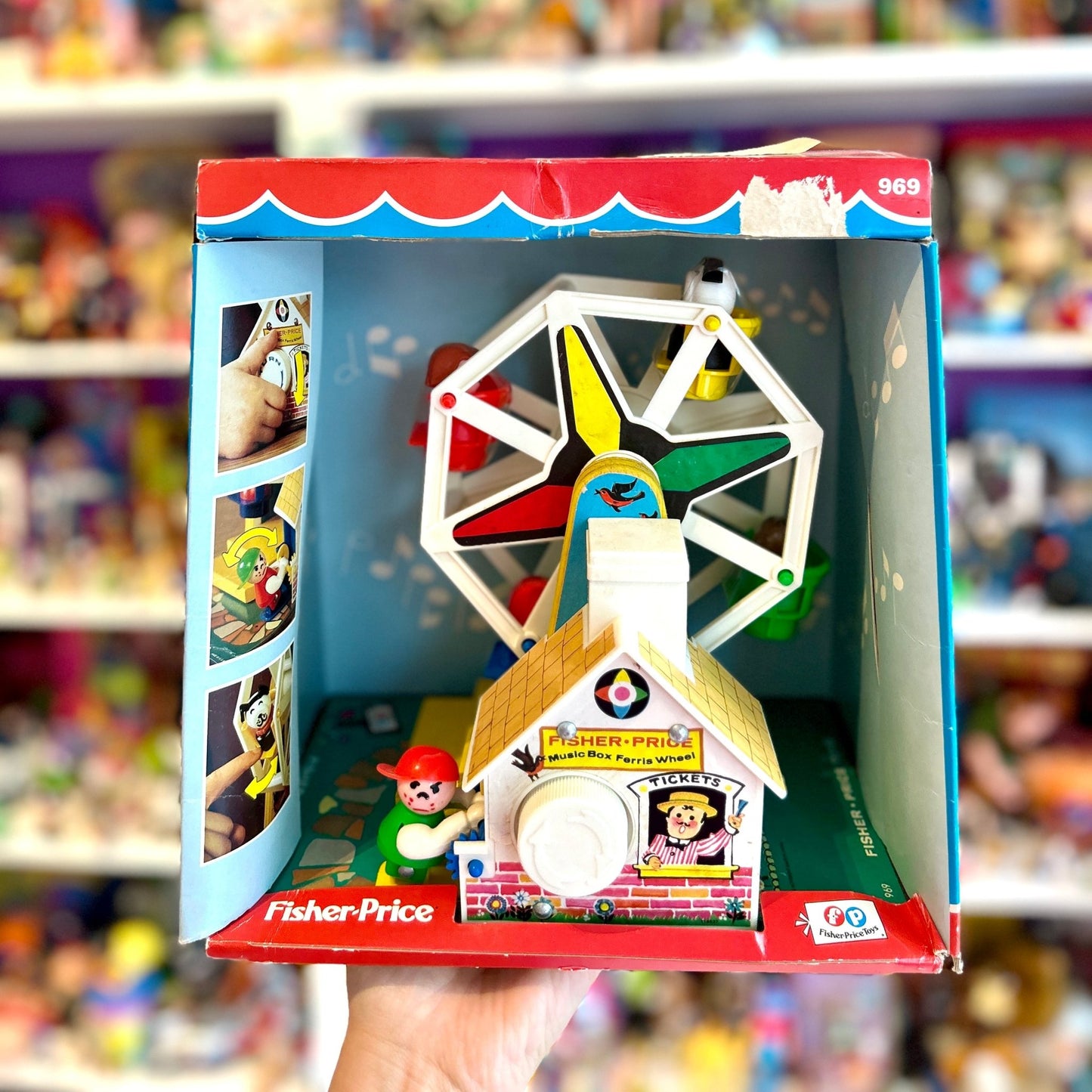 Fisher - Price: Little People - Music Box Ferris Wheel #969 (70s) - PopCultGang
