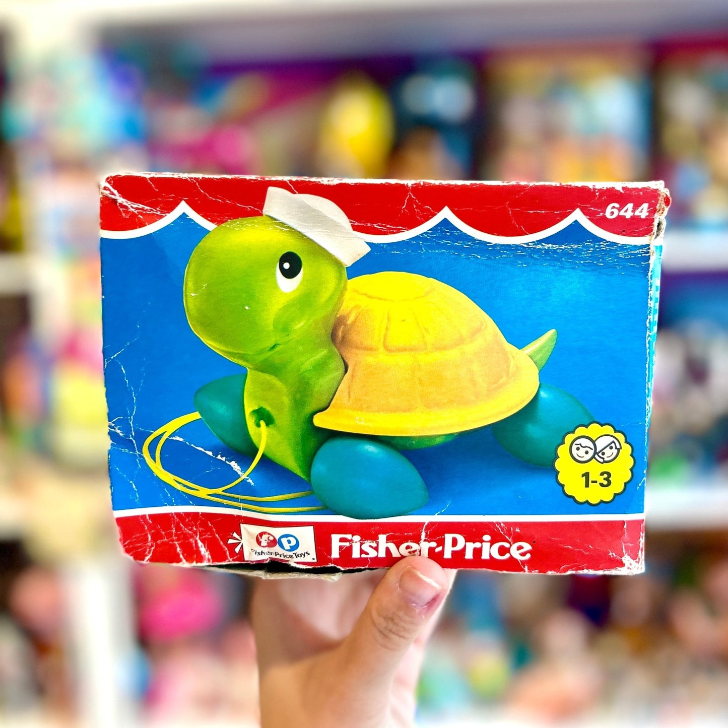 Fisher - Price: Tag - Along Turtle #644 (70s) - PopCultGang